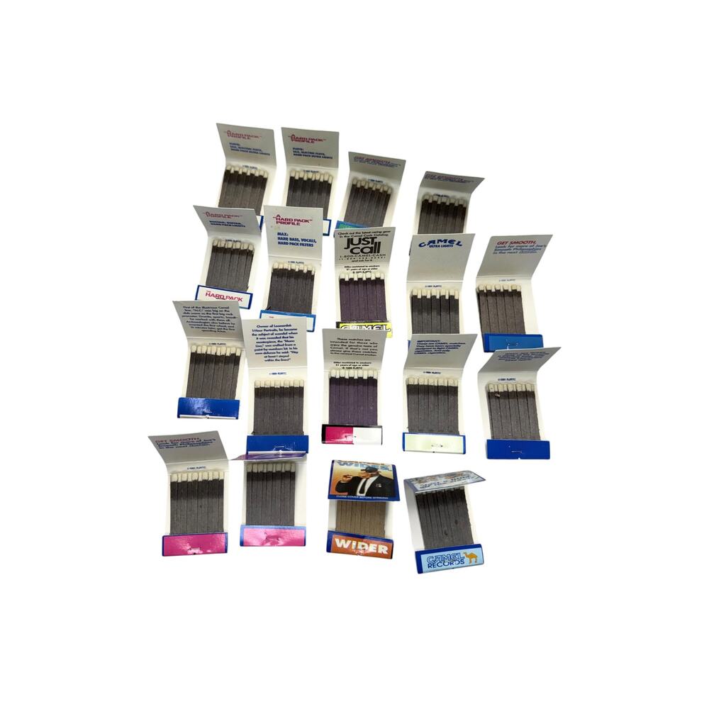Lot 36 Vintage 1991 Camel Matchbooks Joe Camel RJ Reynolds Tobacciana - Picture 4 of 6